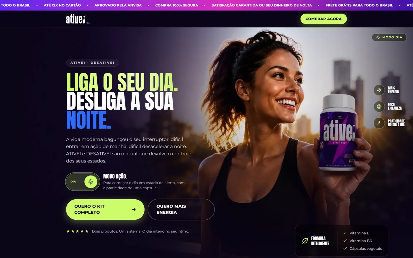 Site Ativei feito pela ZenHost